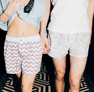 Metropolis - purple zig zag Boxer Short - True Boxers